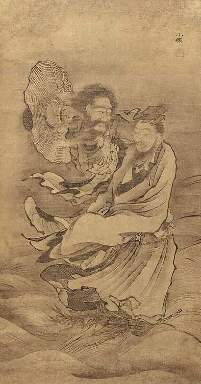 吴小仙 人物 立轴